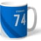 Personalised Huddersfield Town AFC Stripe Mug