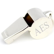 Personalised Monogram Stainless Steel Whistle - Great gift for teachers and coaches