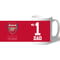 Personalised Arsenal FC No.1 Dad Fathers Day Mug