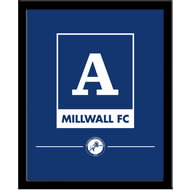 Personalised Millwall Monogram 290x360 Framed Print