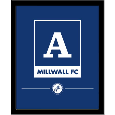 Personalised Millwall Monogram 290x360 Framed Print