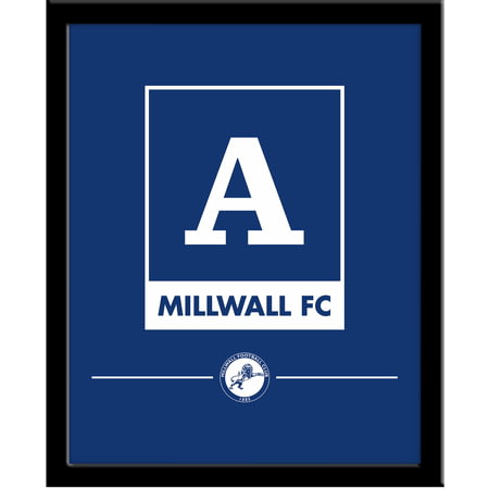 Personalised Millwall Monogram 290x360 Framed Print