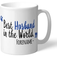 Personalised Brighton & Hove Albion FC Best Husband In The World Mug