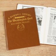 Personalised Baltimore Orioles Baseball Newspaper Book