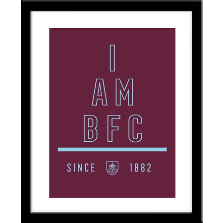 Personalised Burnley FC I Am Framed Print