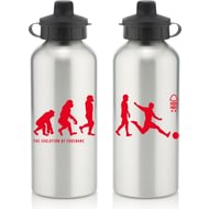 Personalised Nottingham Forest FC Player Evolution Aluminium Sports Water Bottle