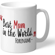 Personalised AFC Bournemouth Best Mum In The World Mug
