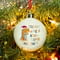 Personalised Have A Roar-Some Christmas Ceramic Tree Bauble