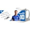 Personalised Leicester City FC James Maddison Autograph Player Photo 11oz Ceramic Mug