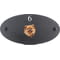 Personalised Pomeranian Dog Motif Oval Slate House Sign Plaque 25x13cm