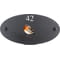 Personalised Robin Bird Motif Oval Slate House Sign Plaque 25x13cm