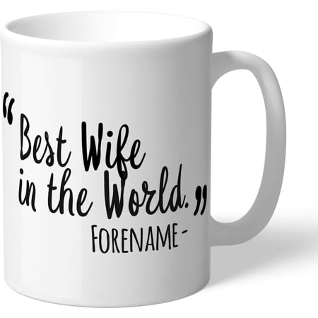 Personalised Derby County Best Wife In The World Mug