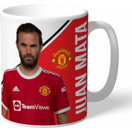 Personalised Manchester United FC Mata Autograph Player Photo Mug