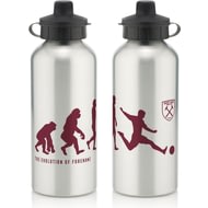 Personalised West Ham United Player Evolution Aluminium Sports Water Bottle