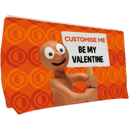 Personalised Morph 'Be My Valentine' Medium Wash Bag