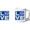 Personalised Brighton & Hove Albion FC Love Mug