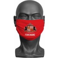 Personalised Sunderland AFC Crest Adult Face Mask