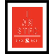 Personalised Swindon Town FC I Am Framed Print