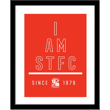 Personalised Swindon Town FC I Am Framed Print