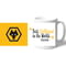 Personalised Wolves FC Best Girlfriend In The World Mug