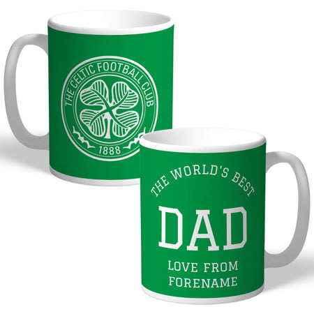 Personalised Celtic FC World's Best Dad Mug