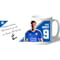 Personalised Leicester City FC Jamie Vardy Autograph Player Photo 11oz Ceramic Mug