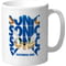 Personalised Modern Sonic The Hedgehog Text Mug