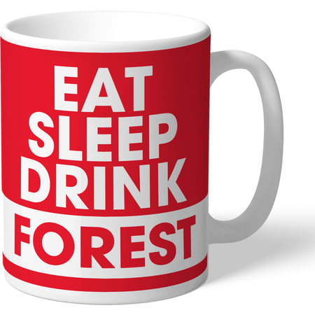 Personalised Nottingham Forest FC Eat Sleep Drink Mug