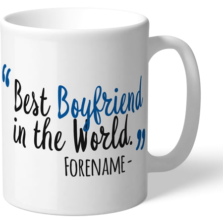 Personalised Cardiff City Best Boyfriend In The World Mug
