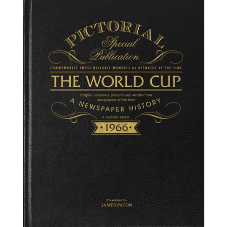 Personalised Football World Cup 1966 Pictorial Edition