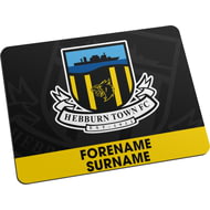 Personalised Hebburn Town FC Bold Crest Mouse Mat