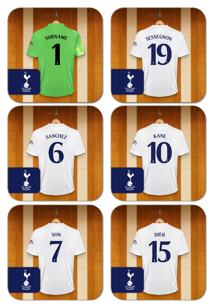 Personalised Tottenham Hotspur FC Goalkeeper Dressing Room ...