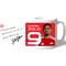 Personalised Arsenal FC Gabriel Jesus Autograph Player Photo 11oz Ceramic Mug