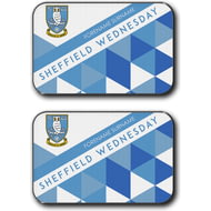 FRONT - PATTERNED Sheffield Wednesday F.C Personalised Car Mats
