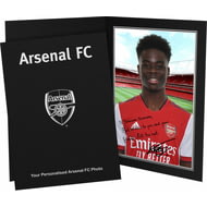 Personalised Arsenal FC Saka Autograph Player Photo Folder