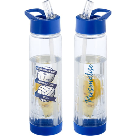 Personalised Birmingham City FC Crest Fruit Infuser Sports Water Bottle - 740ml