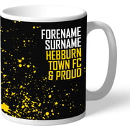 Personalised Hebburn Town FC Proud Mug