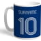 Personalised Millwall FC Retro Shirt Mug