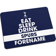 Personalised Tottenham Hotspur Eat Sleep Drink Mouse Mat