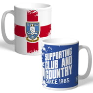 Personalised Sheffield Wednesday FC Club And Country Mug