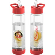 Personalised Sunderland AFC Crest Fruit Infuser Sports Water Bottle - 740ml