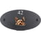 Personalised Yorkshire Terrier Dog Motif Oval Slate House Sign Plaque 25x13cm