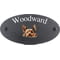 Personalised Yorkshire Terrier Dog Motif Oval Slate House Sign Plaque 25x13cm