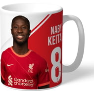 Personalised Liverpool FC Naby Keïta Autograph Player Photo 11oz Ceramic Mug