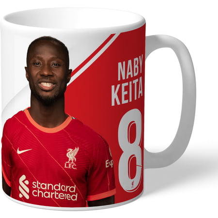 Personalised Liverpool FC Naby Keïta Autograph Player Photo 11oz Ceramic Mug