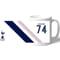 Personalised Tottenham Hotspur FC Stripe Mug