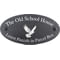 Personalised Dove Bird Motif Oval Slate House Sign Plaque 25x13cm