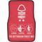 Personalised Nottingham Forest FC Way Front Car Mats