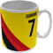 Personalised Watford Colour Stripe Ceramic Mug