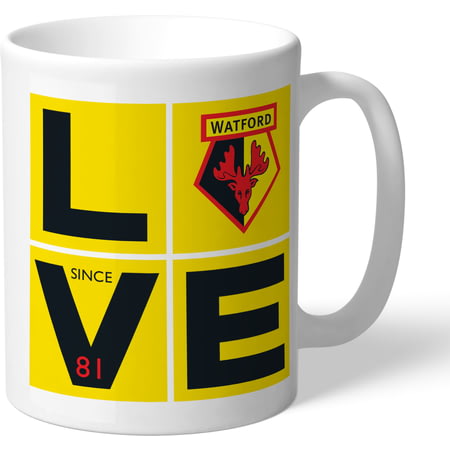 Personalised Watford FC Love Mug